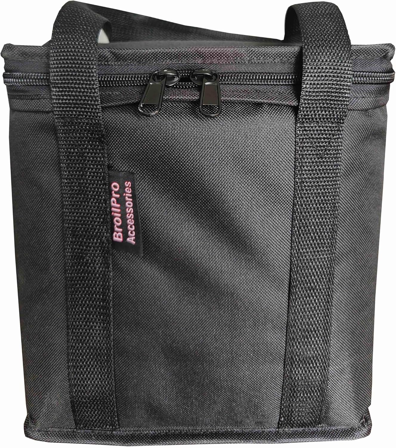 BroilPro Propane Tank Bag for 2-Pack 1 lb Refillable Cylinders - Waterproof 600D PVC Polyester | Mini Gas Tank Case, Camping Cooking Accessories (Fits 16.04 oz Tanks)