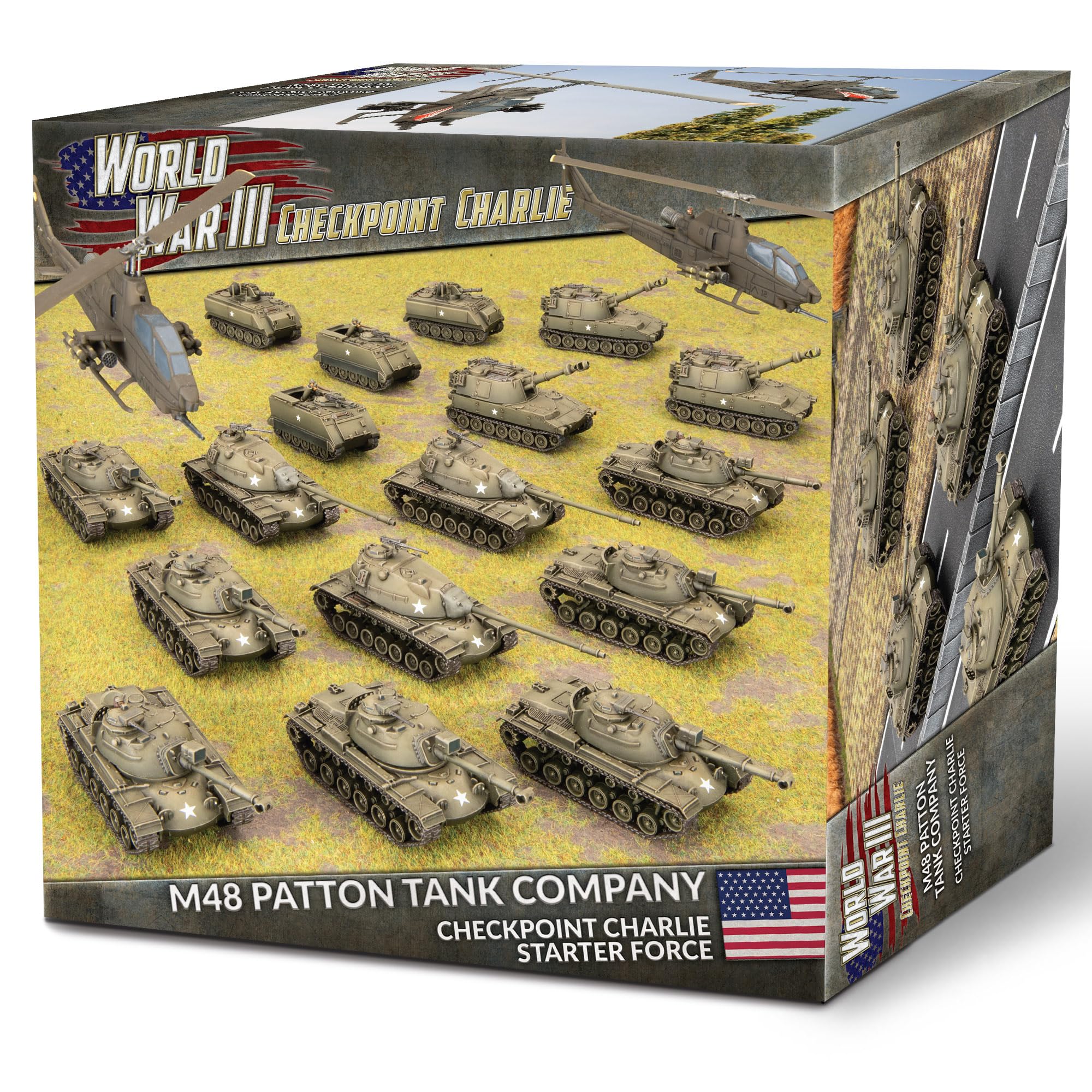 Team Yankee: USA: M48 Patton Tank Company (Plastic) - Limited Edition (TUSAB07)