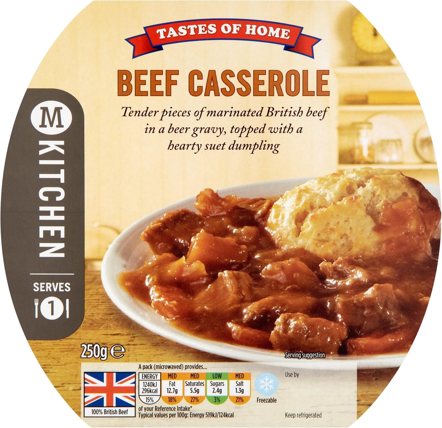 Morrisons Kitchen Tastes of Home Beef Casserole, 250g Amazon.co.uk
