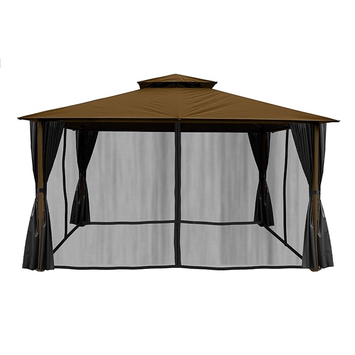 Buy Paragon Outdoor 11 ' x 14' Sedona Soft Top Gazebo, Aluminum Frame