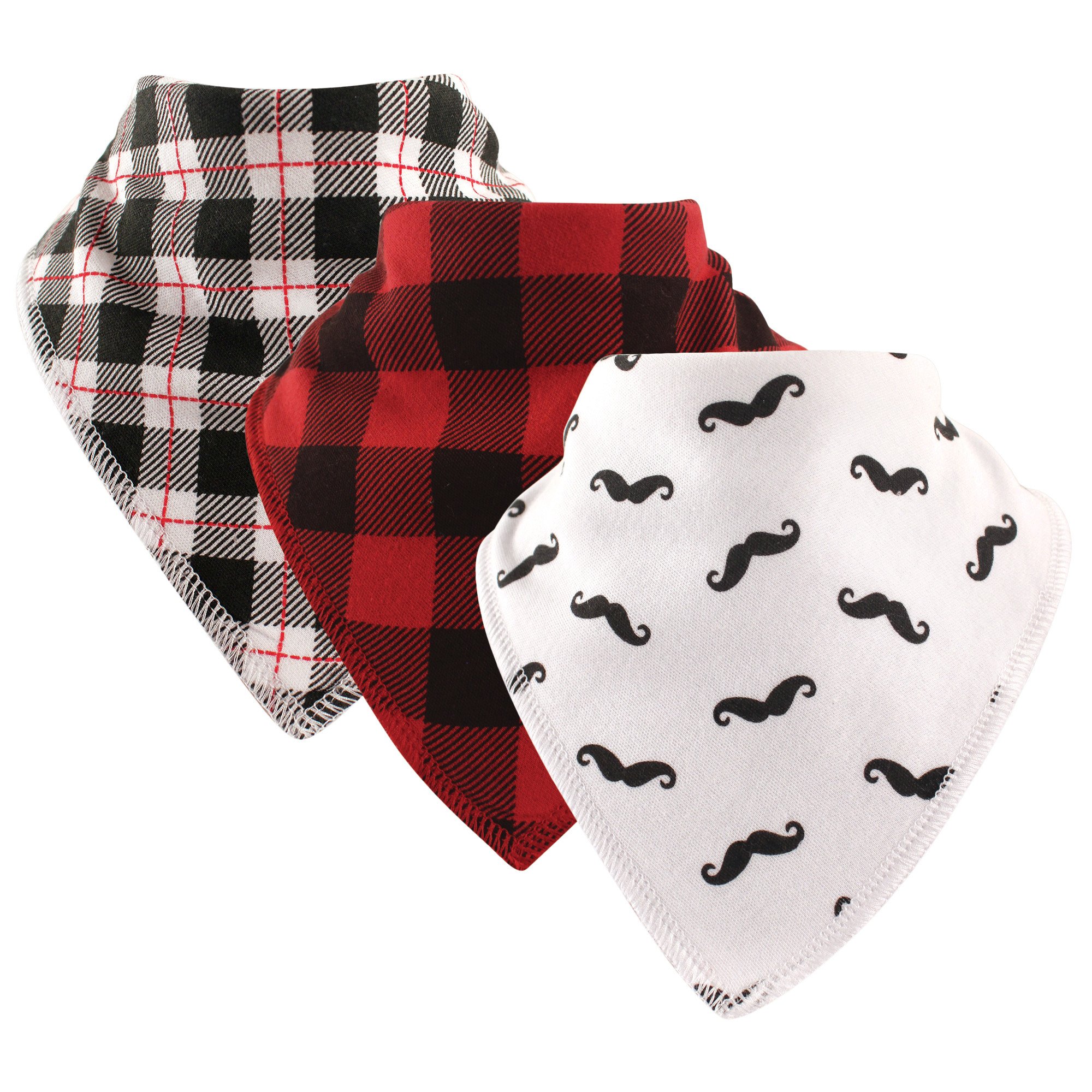 Hudson baby Plisowany śliniak bandana z miękkim podkładem z polaru