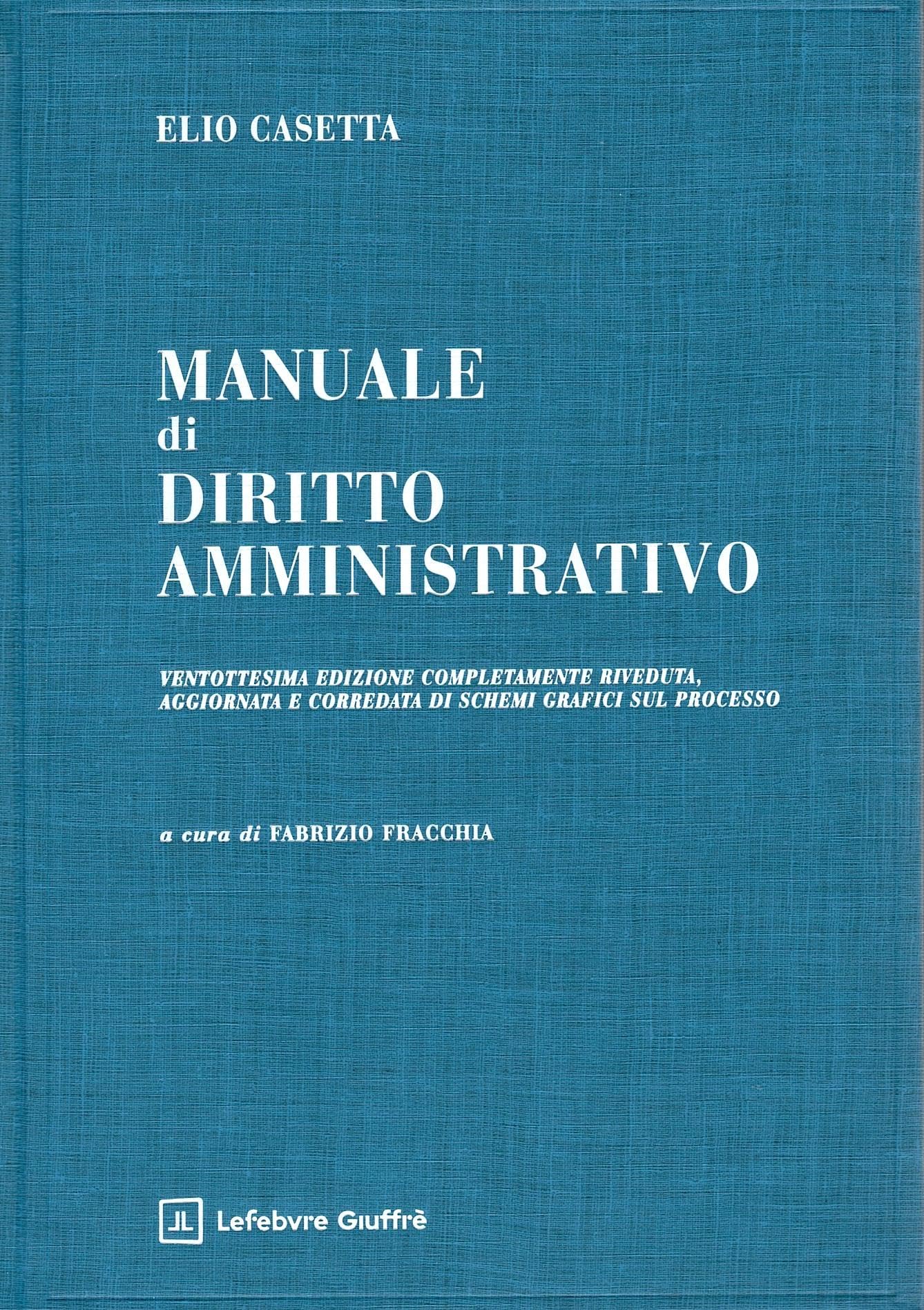 Manuale di diritto amministrativo