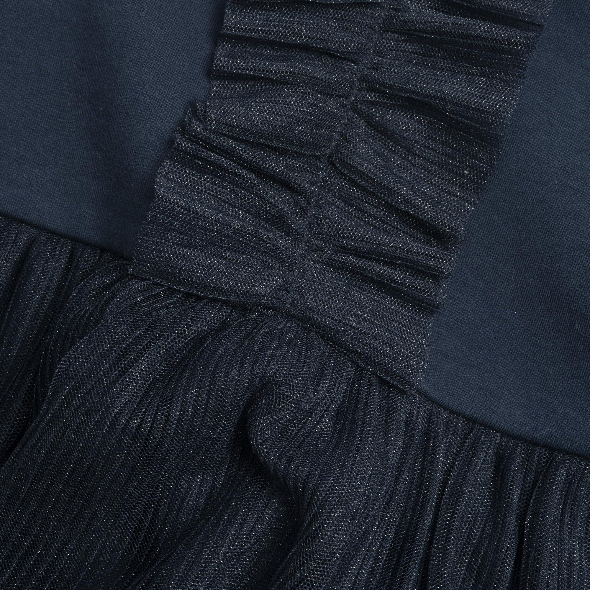 Chicco Mädchen Kleid mit Langen Ärmeln aus Weichem und Warmem Fleece Stoff FW25 253