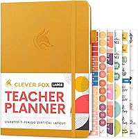 Vista 23 de Planificador para Profesores Clever Fox – Planificador del Año Escolar con Calendarios y Planes de Lecciones – Libro de Planificación