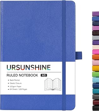 Ruled Notebook/Journal - Classic Lined Journal/Notebook, 5.3 x 8.26