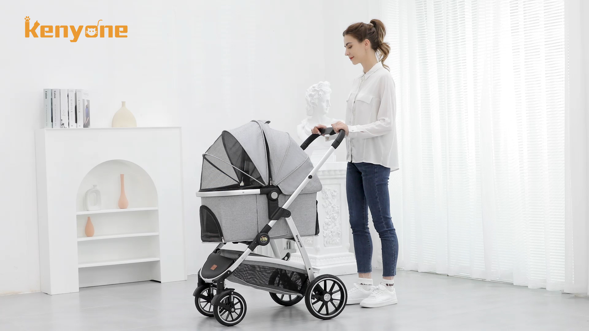 ポ*む様 ペットカートKenyone C510 グレイ 未使用 ポ*む様 ペットカートKenyone C510 グレイ 未使用 - メルカリ