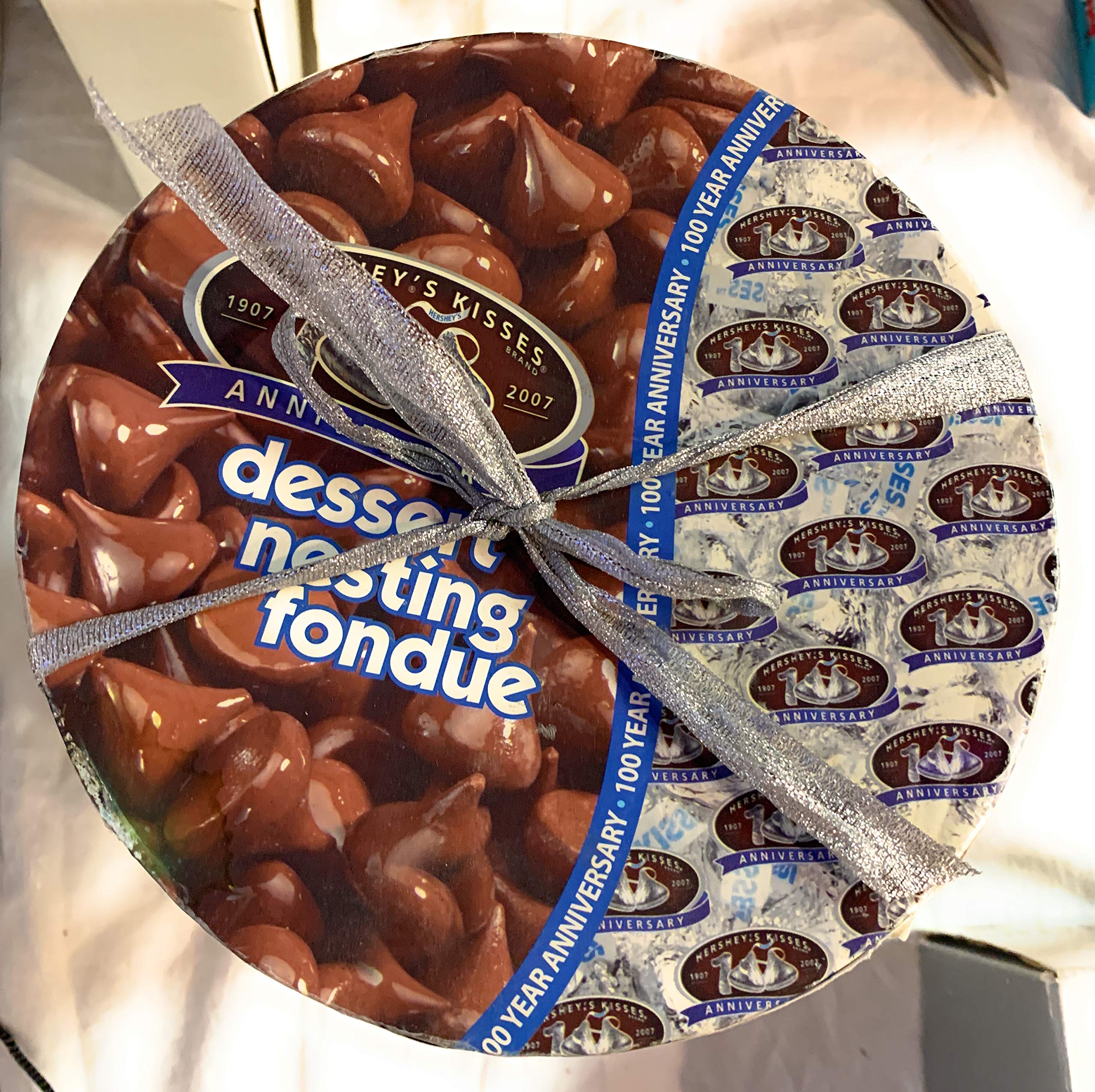 HERSHEY'S KISSES Dessert Nesting Foundue Set, Silver