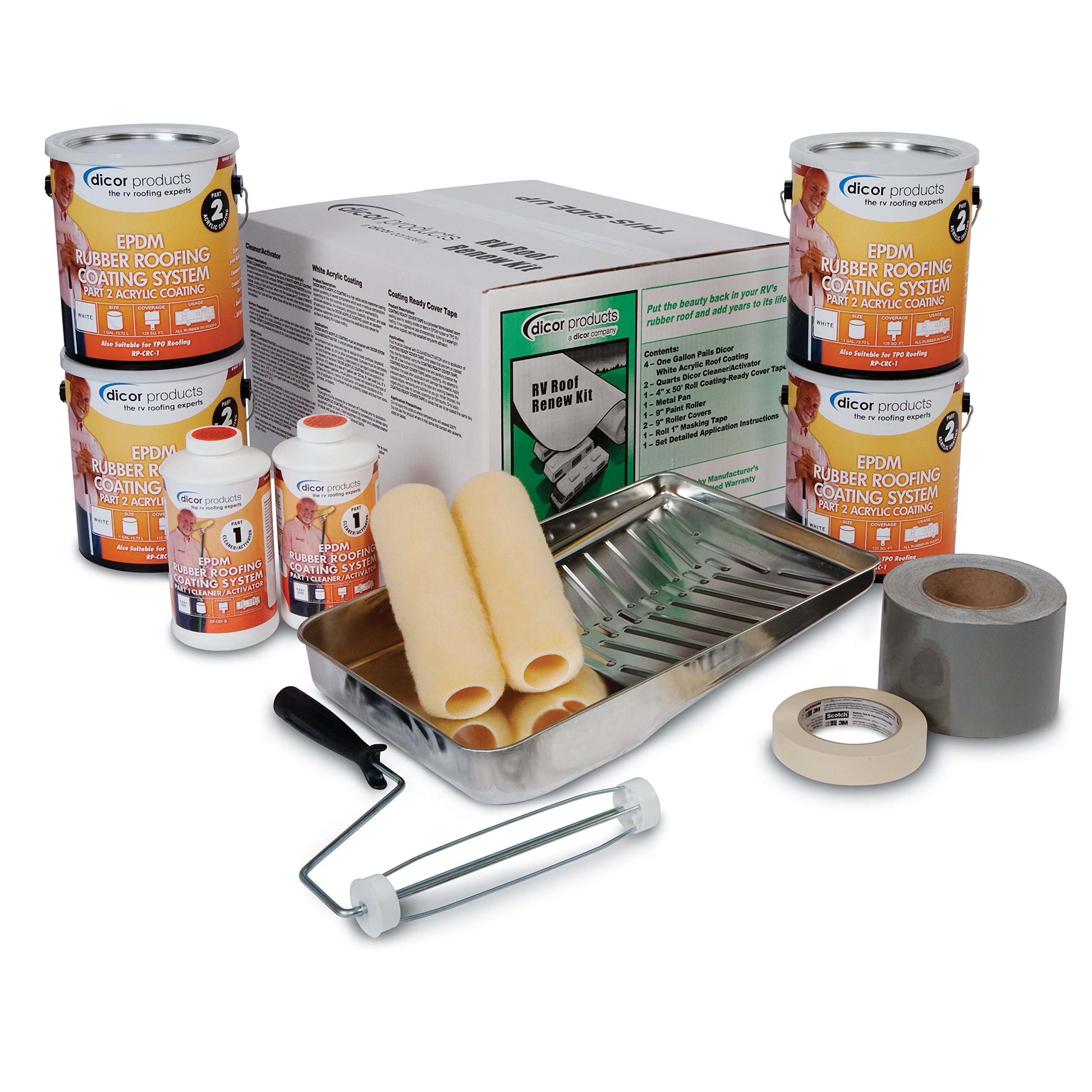 DicorRP-RRKT-30 RV Roof Renew Kit - Tan