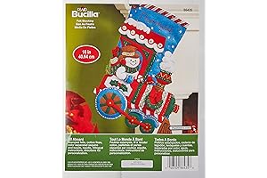 Bucilla Train Stocking Christmas Ornament