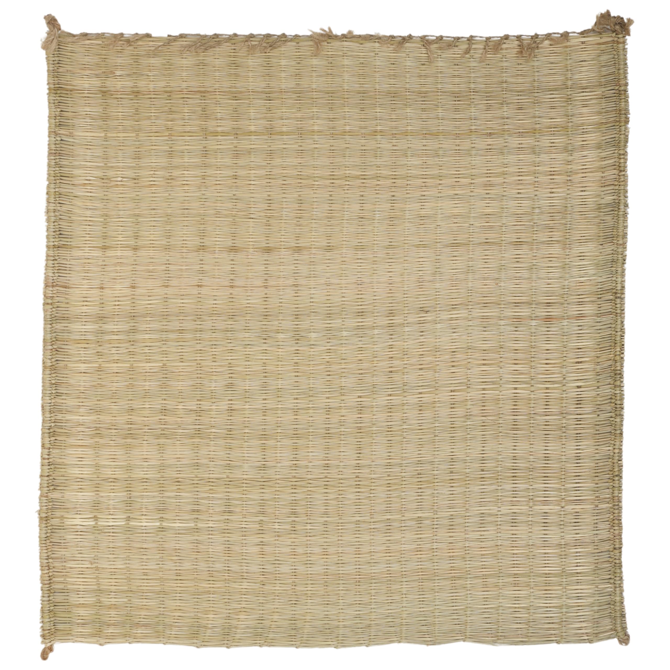 ORRIC Pooja Mat for Sitting Made by Kusha Grass,Handmade Aasan for Puja Asan, Mandir, Meditation,19 x 19 Inch Natural Foldable Pooja Sitting Chatai, Traditional Floor Mat Aasan (Pack of 1)-image-10