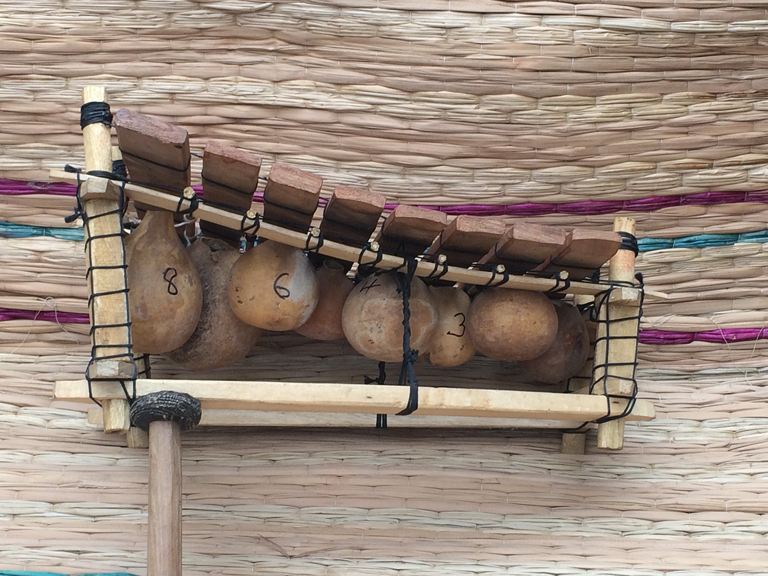 Véritable africain en bois 8 principales Xylophone – Commerce équitable à partir du Ghana