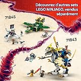 LEGO NINJAGO Ninja Combat Vehicle - Transforms into 2 Ninja Motorbikes & a Jet Plane Toy - 6 Minifigures incl. Kai & Cole - Dragons Rising Birthday Gift for 8+ Year Old Boys - 71844 - 7