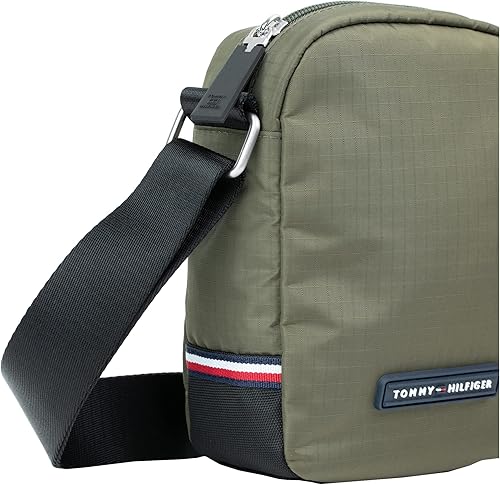 Miniatura 3 de Tommy Hilfiger Alexander Mini - Bolsa para reportero, Verde militarnegro