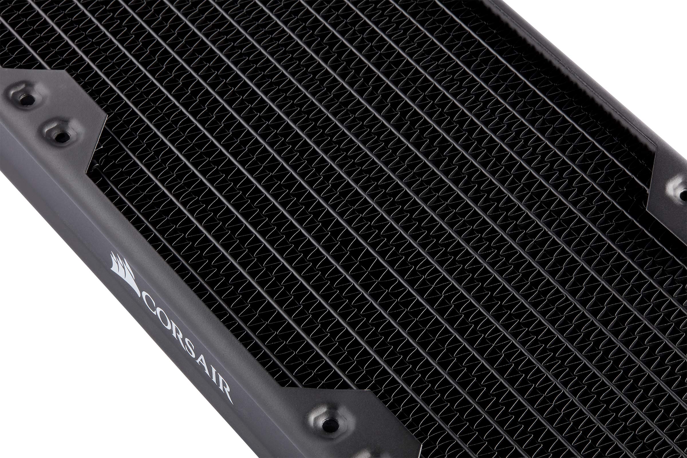 Corsair Hydro X Serie, XR5 280 mm Radiatore Sottile per Raffreddamento a Liquido, Doppi Supporti Ventole da 140 mm, Installazione Struttura di Rame di con Guide delle Viti Delle Ventole, Nero