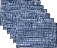 Vista 9 de Sweet Home Collection Trends - Mantel individual (100% algodón), Paquete de 4, Eggshell