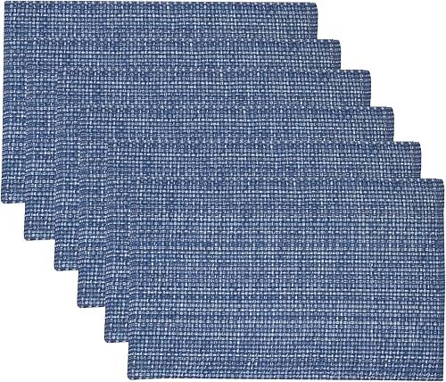 Vista 19 de Sweet Home Collection Trends - Mantel individual (100% algodón), Paquete de 6, Dorado