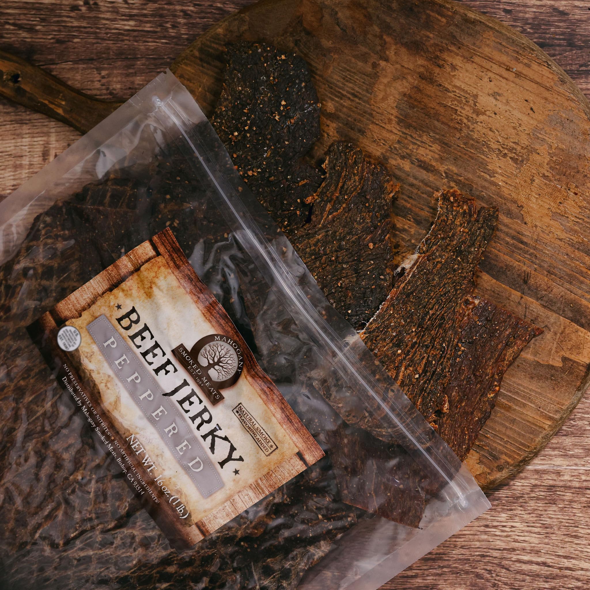 Peppered Beef Jerky - 16oz