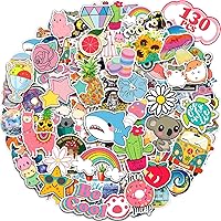 Arme 130PCS Cute Waterproof Vinyl Stickers Pack for Water Bottles, Laptops, Phones, Skateboards - Kids Teens Girls Boys Gifts