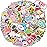 Arme 130Pcs Cute Stickers Pack, Colorful Vinyl Stickers for Water Bottles Computer Skateboad Phone Notebooks, Cute Stickers Waterproof, Pet Sticker for Toddlers Kids Teens Girls Boys