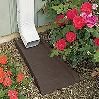 Vista 6 de Suncast Bloque de drenaje decorativo para el hogar, protector de repuesto resistente para evitar la erosión del suelo y los lavados de lluvia, Java