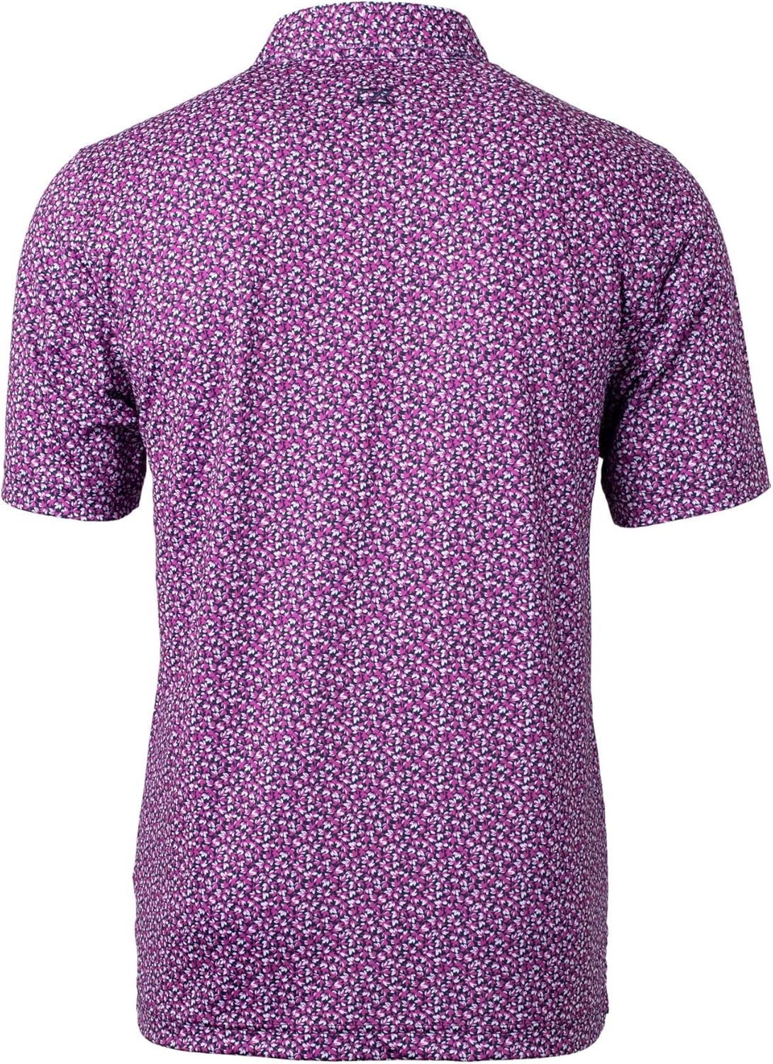 Cutter & Buck Mens Pike Magnolia Print Stretch Men's Polo - Image 2