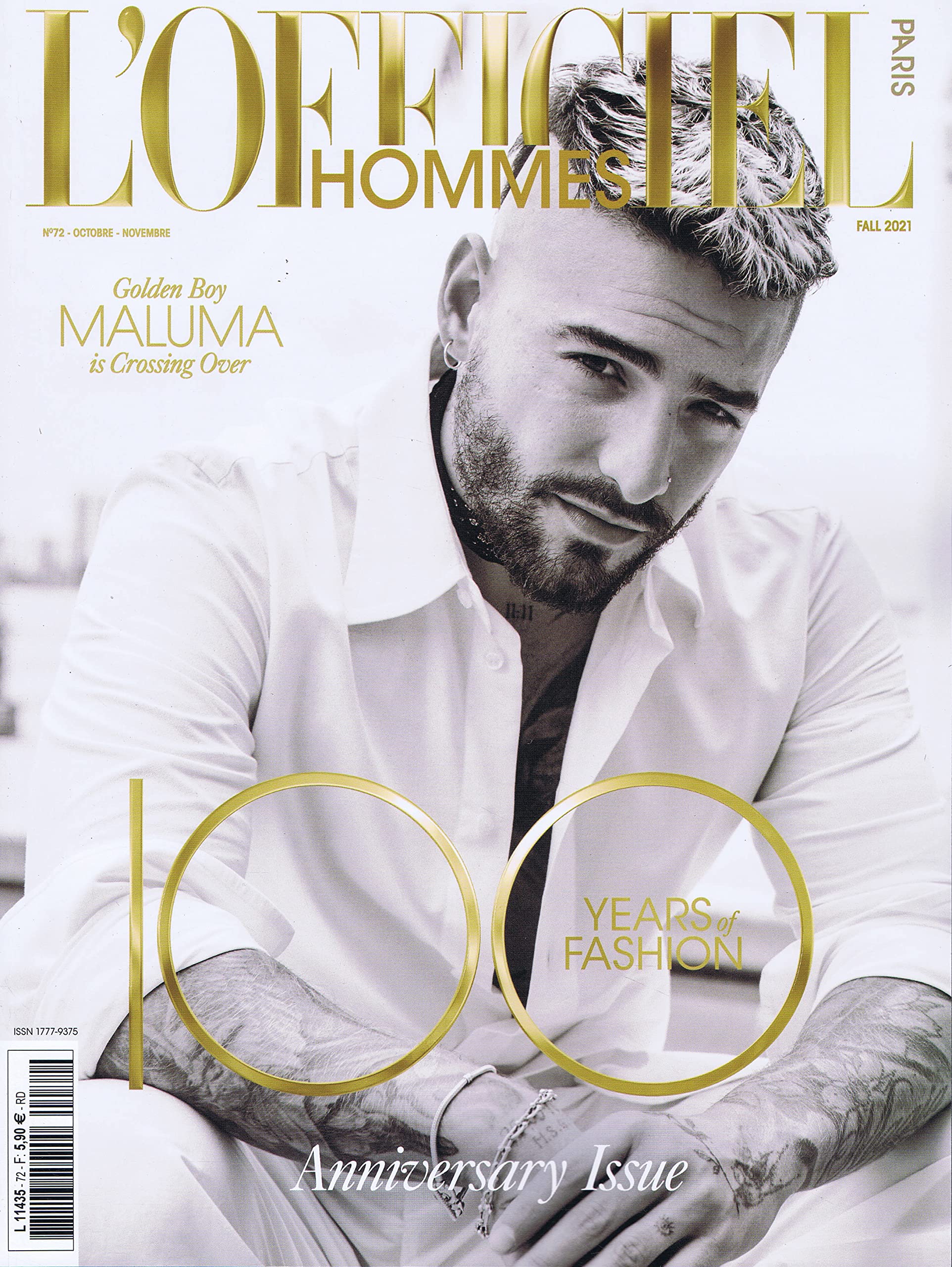 Amazon.co.jp: L'Officiel Hommes Hors Serie [FR] No. 72 2022 (単号
