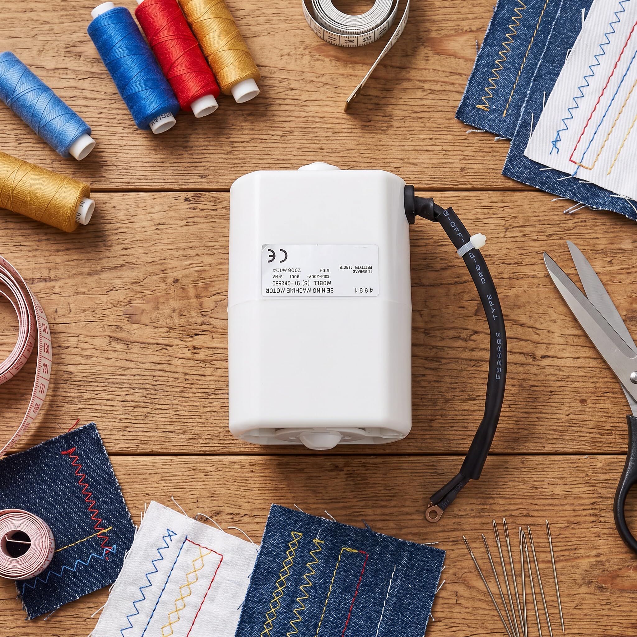 Yosoo Health Gear Remplacement de Moteur de Machine à Coudre Domestique, Moteur électrique 90 W 7 000 Tr/min 50 Hz pour Ourlets à Couture Courbe Droite, Compatible avec les Machines à Coudre