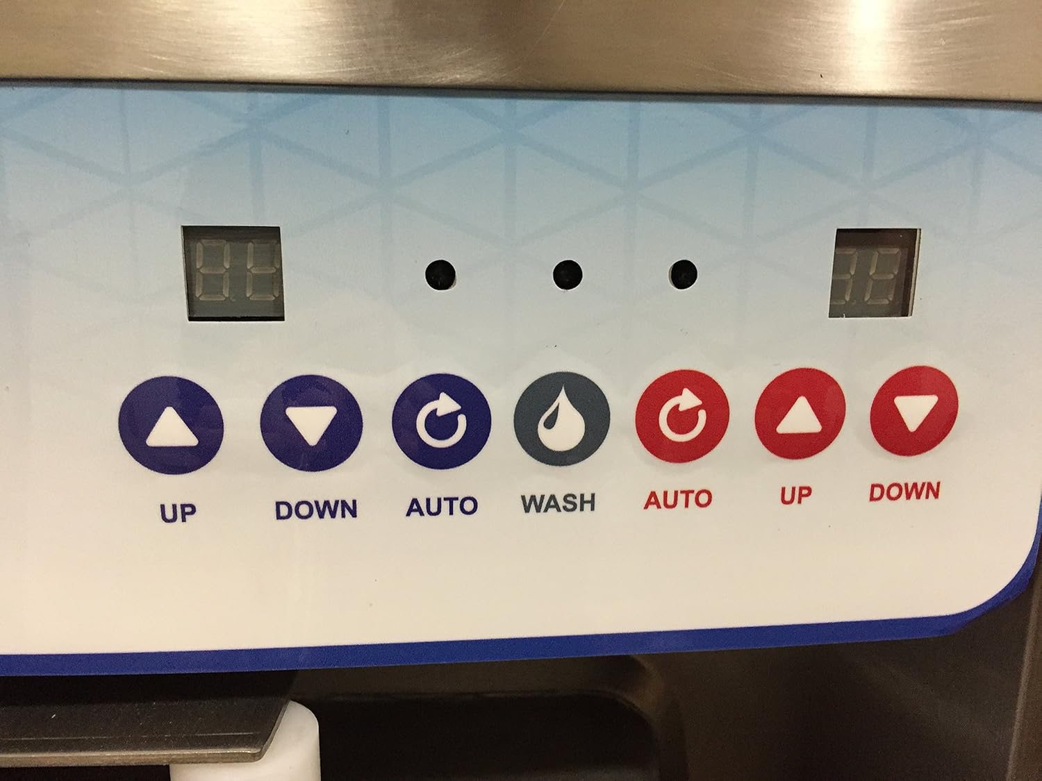 Commercial 2 Flavor and Twist Soft Serve Ice Cream / Frozen Yogurt / Gelato / Sorbet Machine - 50 Quarts/Hour