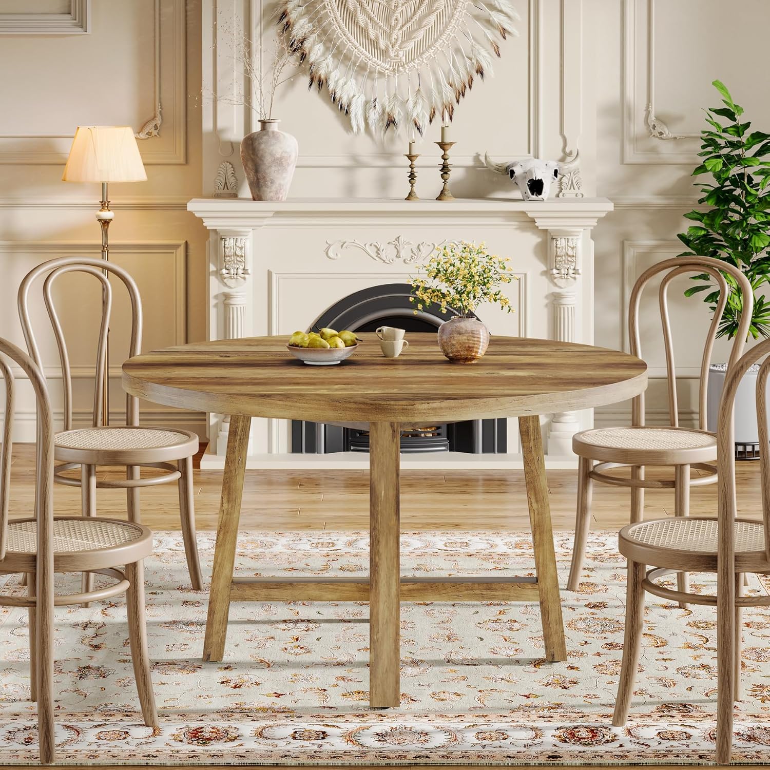 Төрт отургучу бар конок бөлмөсүндөгү Tribesigns тегерек ашкана столу.