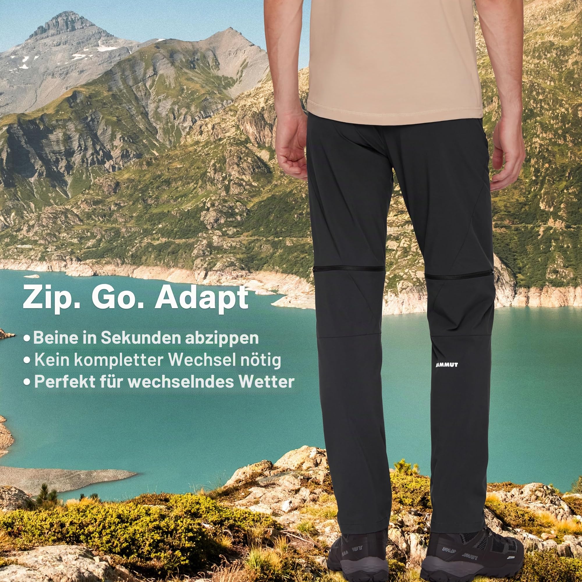 Mammut Outdoor-Hose mit Reißverschluss für Herren