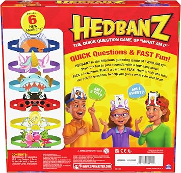 Spin Master Games Hedbanz Family Game