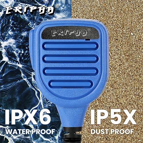 Miniatura 6 de Altavoz de micrófono de hombro compatible con Motorola XPR 3000 3000e 3300 3300e 3500e 3500e impermeable IP56 Micrófono de altavoz de radio