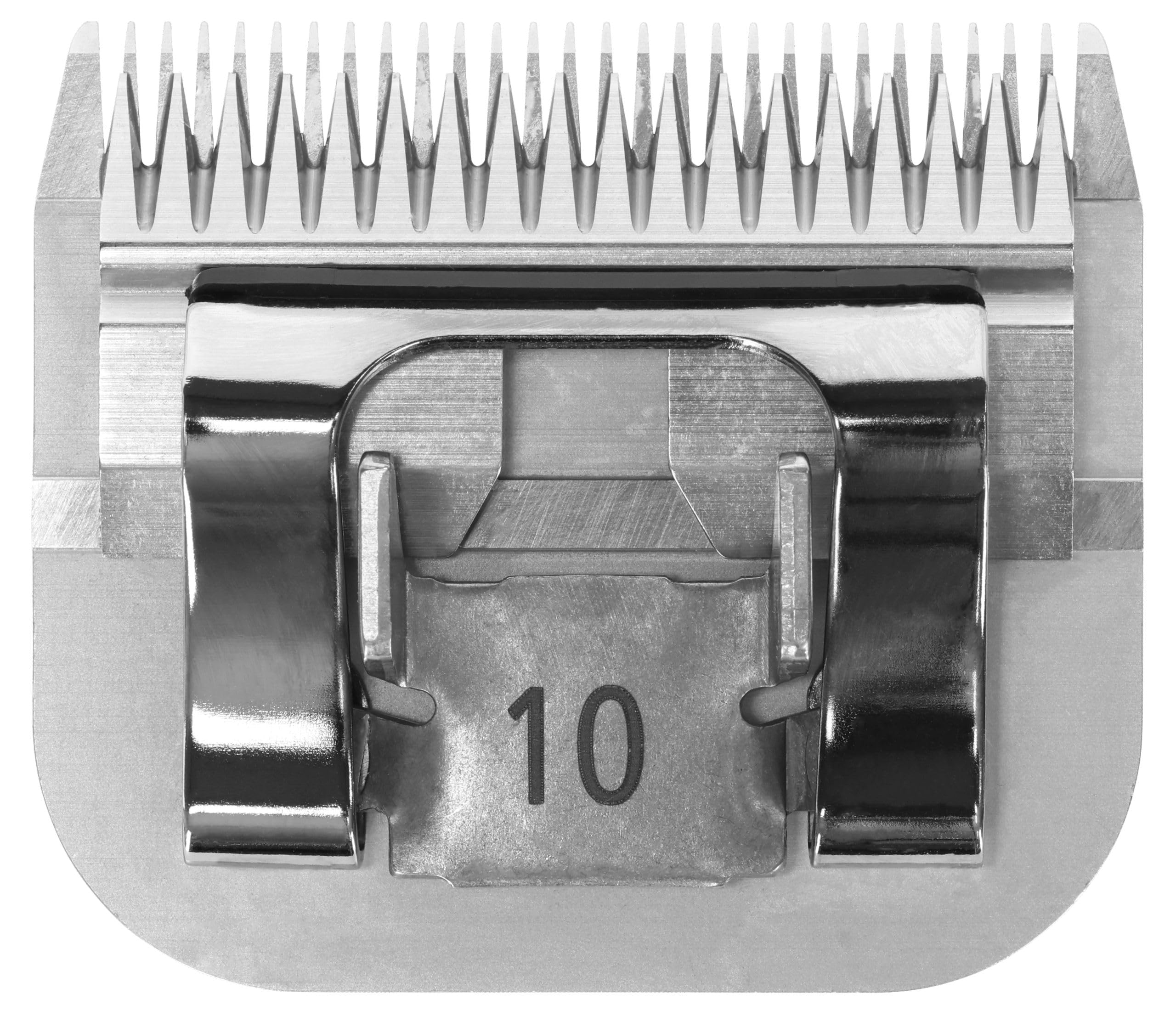 Kerbl Aesculap Cabezal de Corte SnapOn, Cuchilla de Corte, tamaño 10, Acero al Carbono, Altura de Corte 1,5mm, Ancho de Corte 40mm, para Todas Las máquinas SnapOn, Fabricado en Alemania