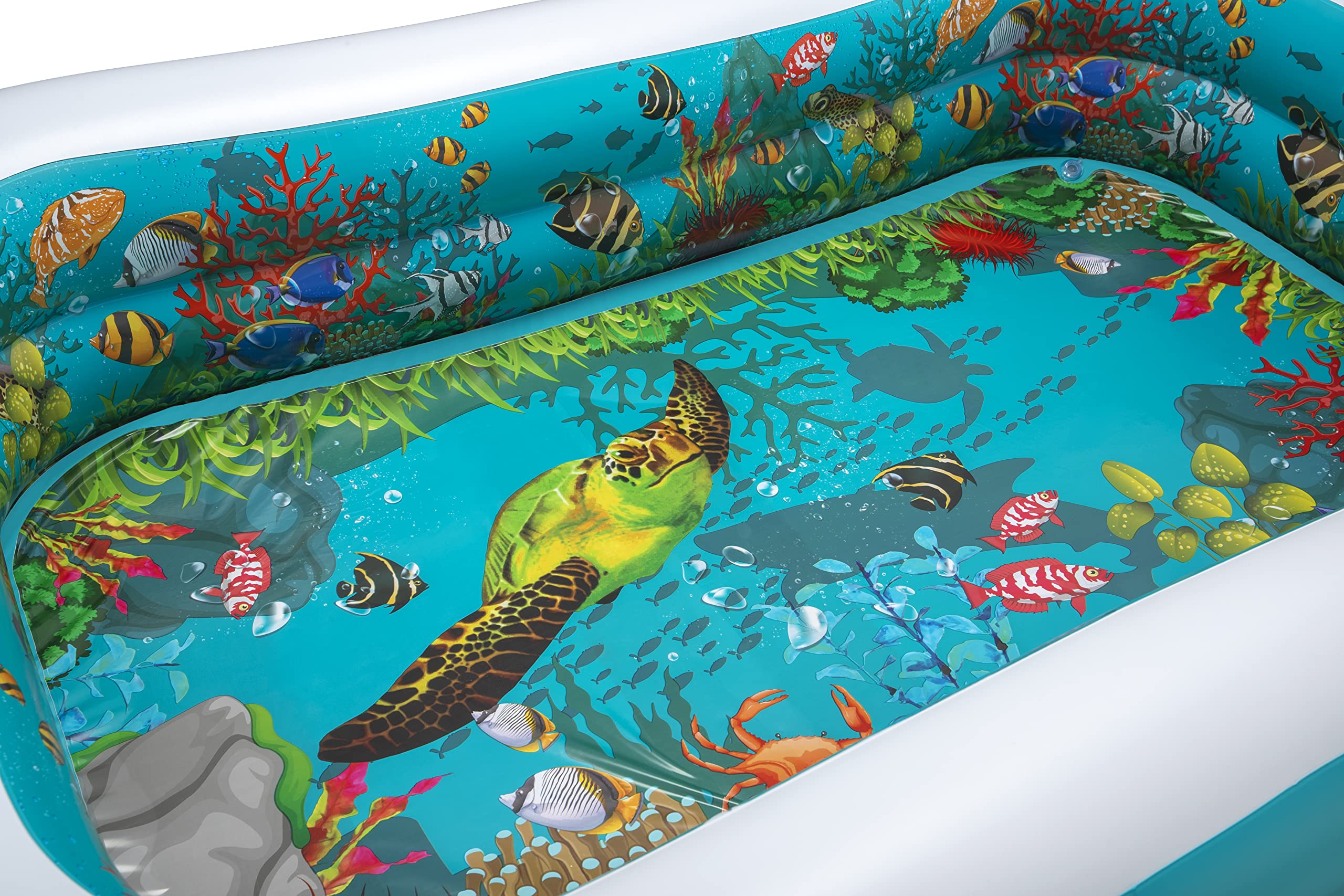 Bestway 8'7" x 69" x 20"/2.62m x 1.75m x 51 cm 3D Undersea Adventure Pool
