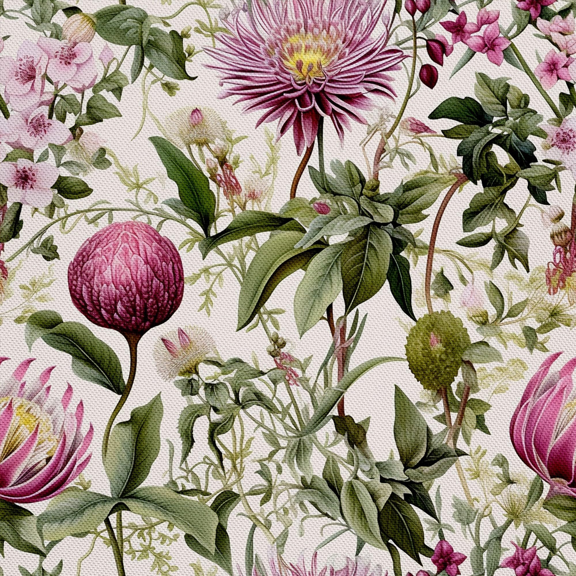 HEKO PANELS Stoff Oxford wasserdicht, Blumen, 5 Meter 155 x 500 cm