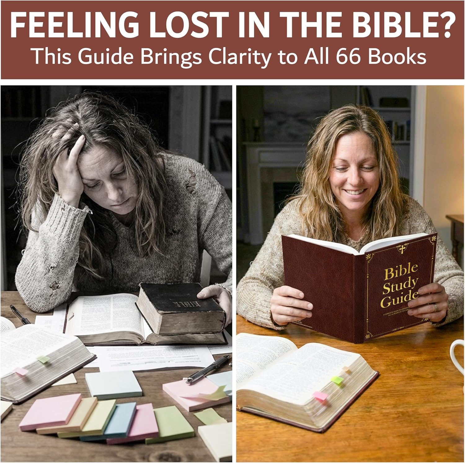 Bible Study Guide for Women & Men – Beginner-Friendly Study of All 66 Books with Life Application & Reflection Notes | Premium Lay-Flat Hardcover Devotional Journal - Image 2