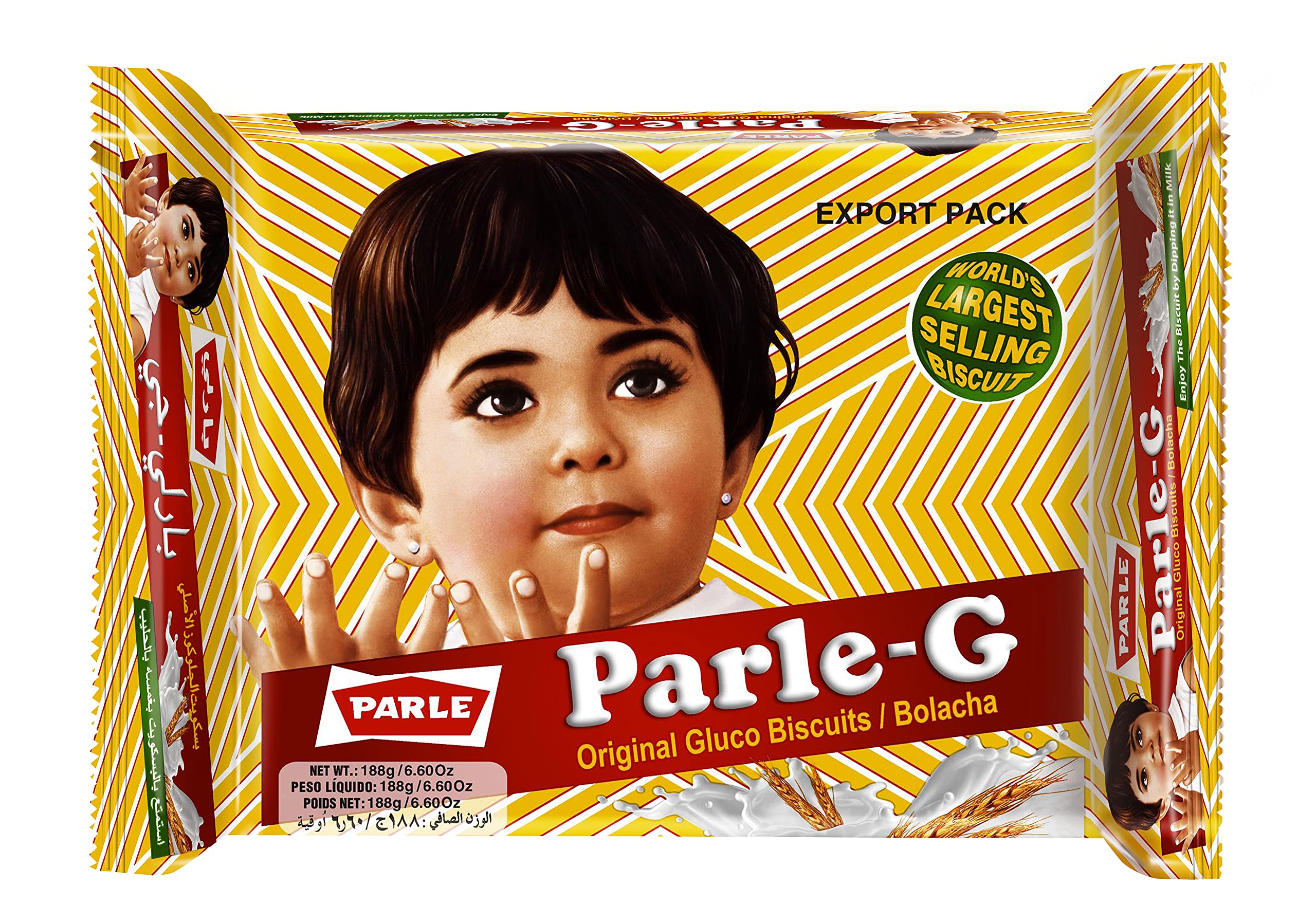 G, Orignal Glucose Biscuits, 188 gm