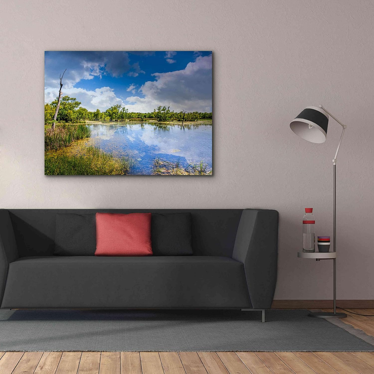 Epic Graffiti 'Brazos Bend Sunny Afternoon' by Grace Fine Arts Photography, Canvas Wall Art, 54"x40"