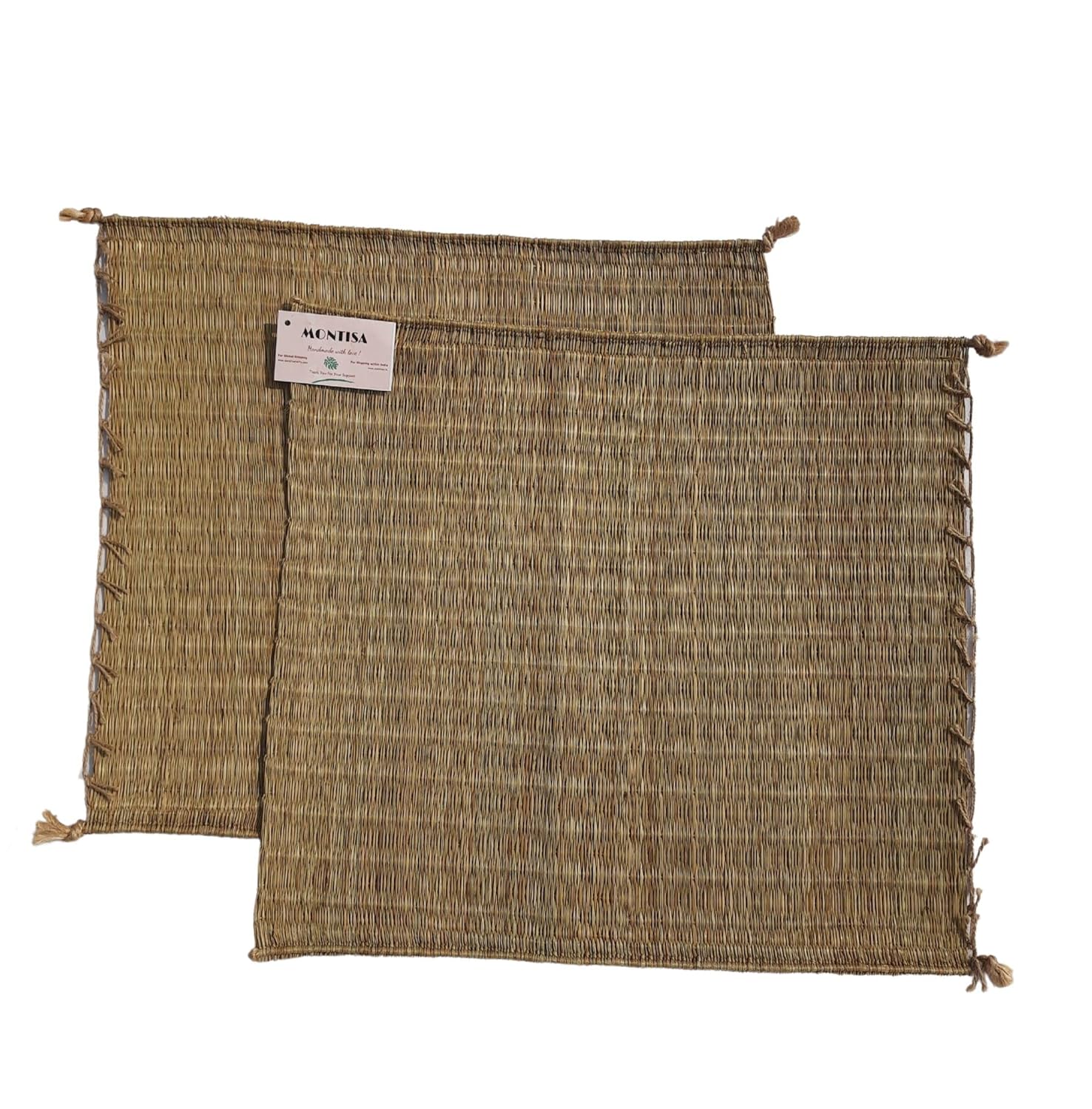 MONTISA Pooja mat for Sitting Made by kusha Grass,madurkathi aasana