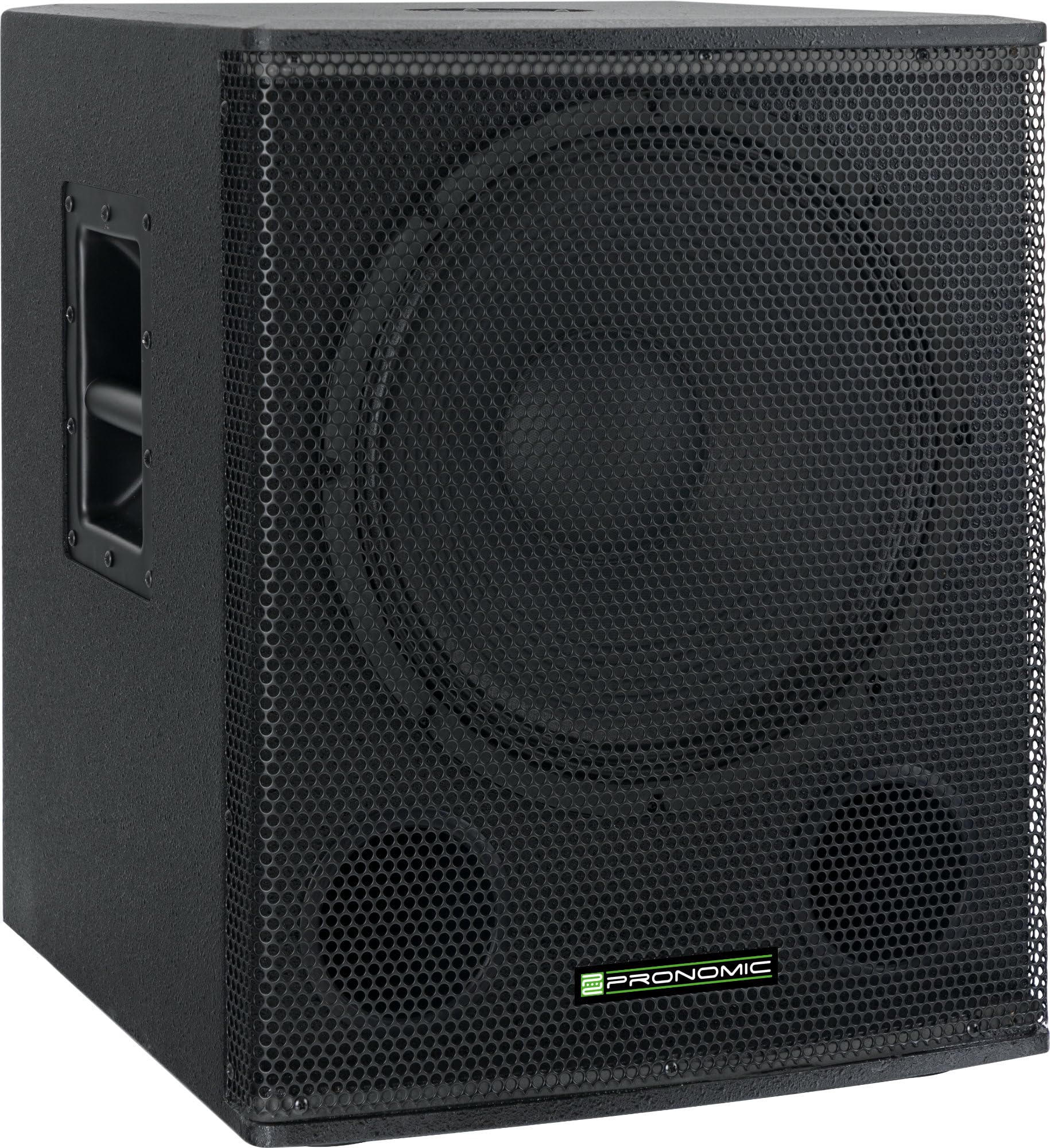 black active subwoofer pronomic sa-18 1x 18 speaker