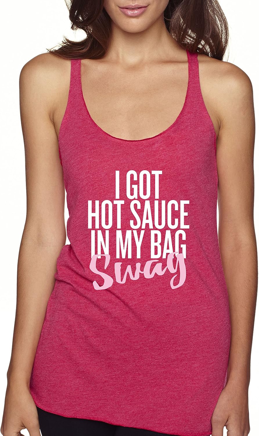 New Way 460 Women's TankTop I Got Hot Sauce In My Bag Swag Funny Humor Medium