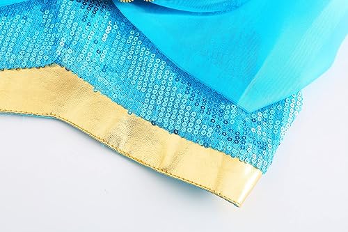 Miniatura 4 de Mecamelon Disfraz de princesa árabe, disfraz de Halloween para niñas