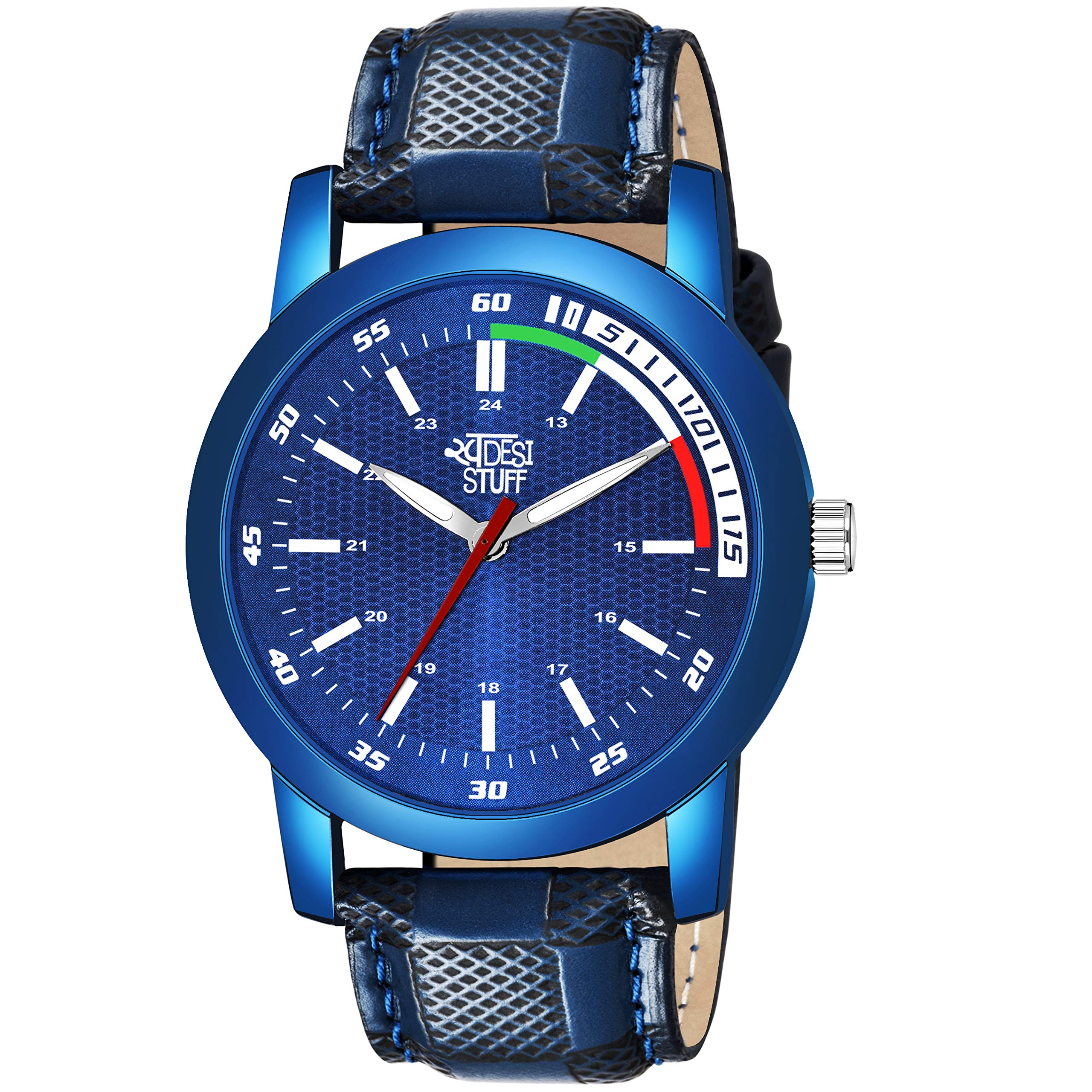 See full amazon price history chart for SWADESI STUFF Analogue Blue Dial Leather Strap Watch for Men’s & Boys SWADESI STUFF Analogue Blue Dial Leather Strap Watch for Men’s & Boys (B08JVCC5Q2) Amazon Price History, Amazon Price Tracker