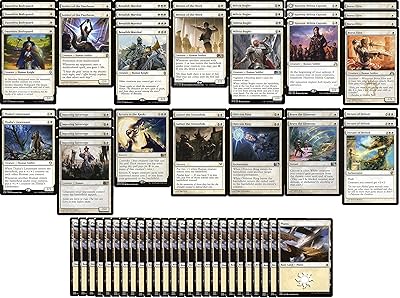 Mono White Human Deck - Modern Legal - Custom Built - Magic The Gathering - MTG - 60 Card