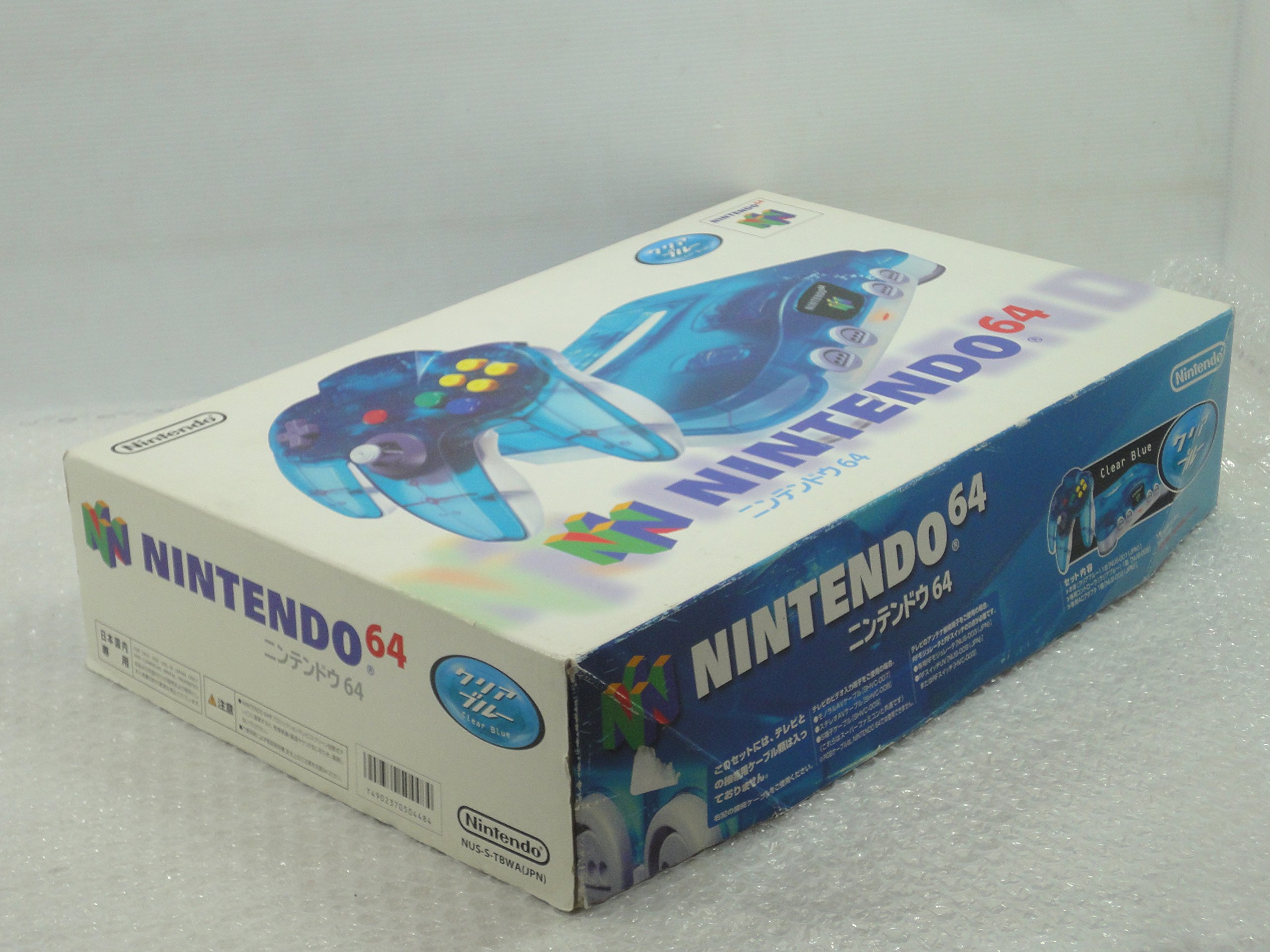 Console N64 Clear Blue + Super Mario 64