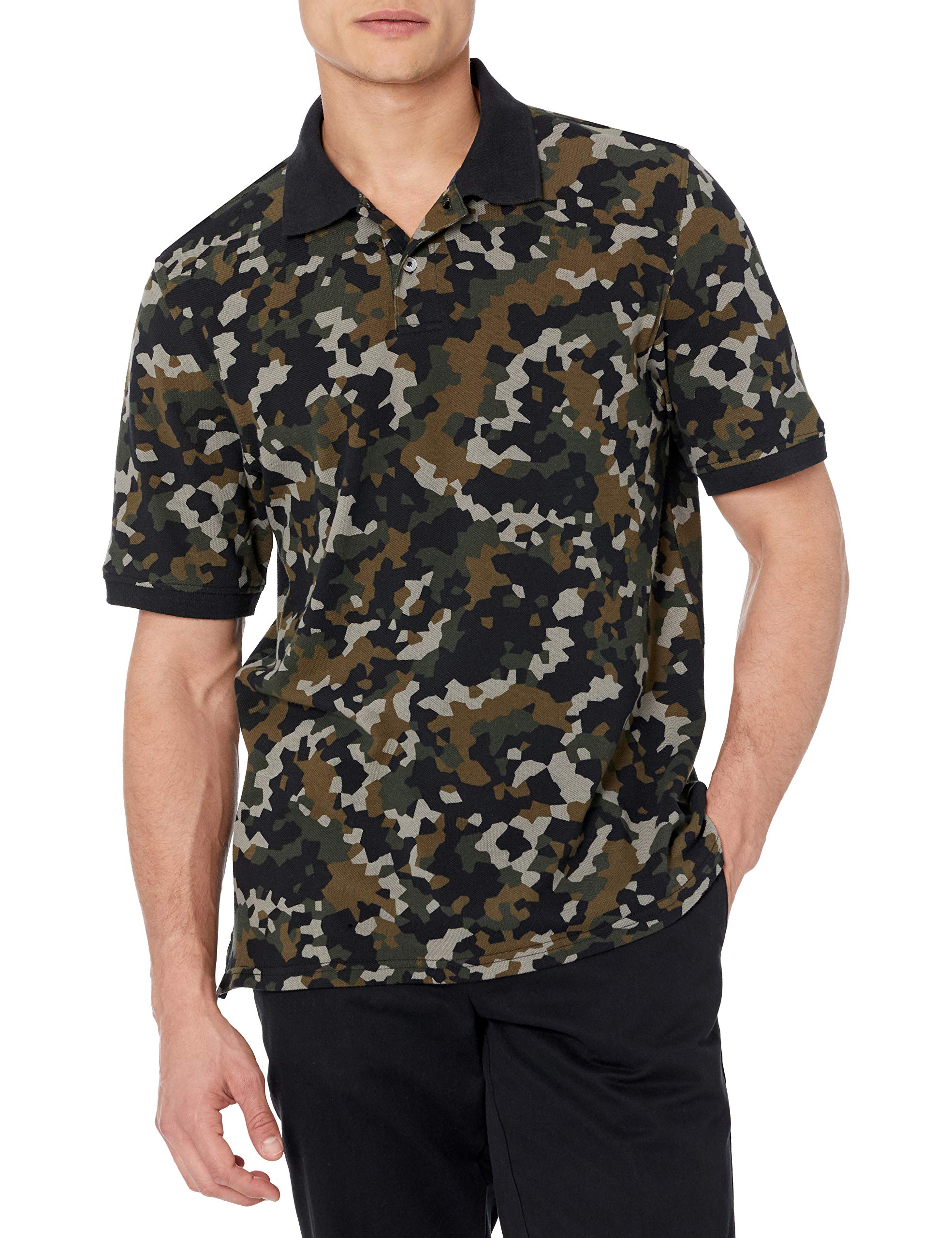 Amazon Essentials Men's Regular-Fit Cotton Pique Polo Shirt