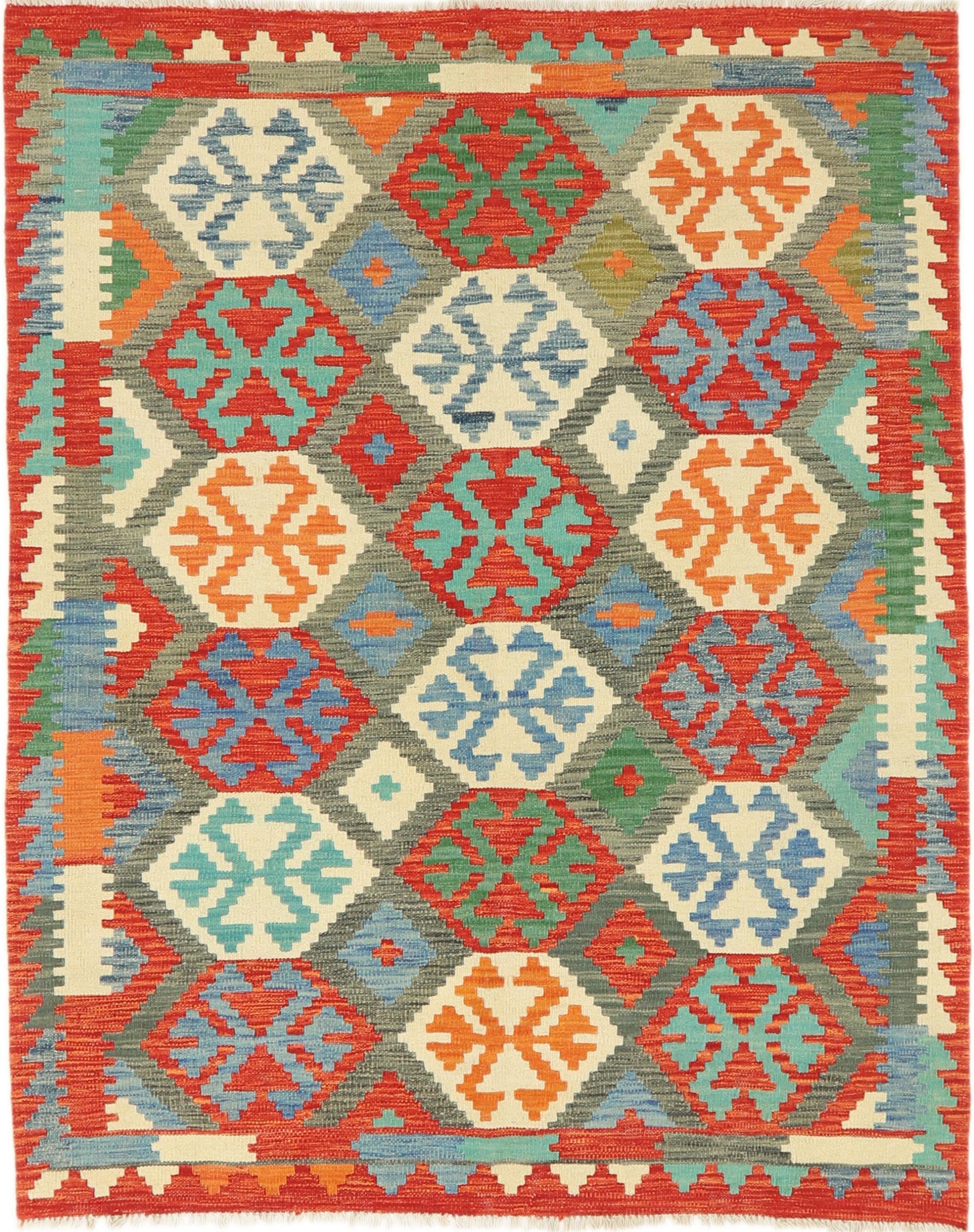 Tapis d'Orient Kilim Afghan en laine pour réchauffer l'ambiance du salon