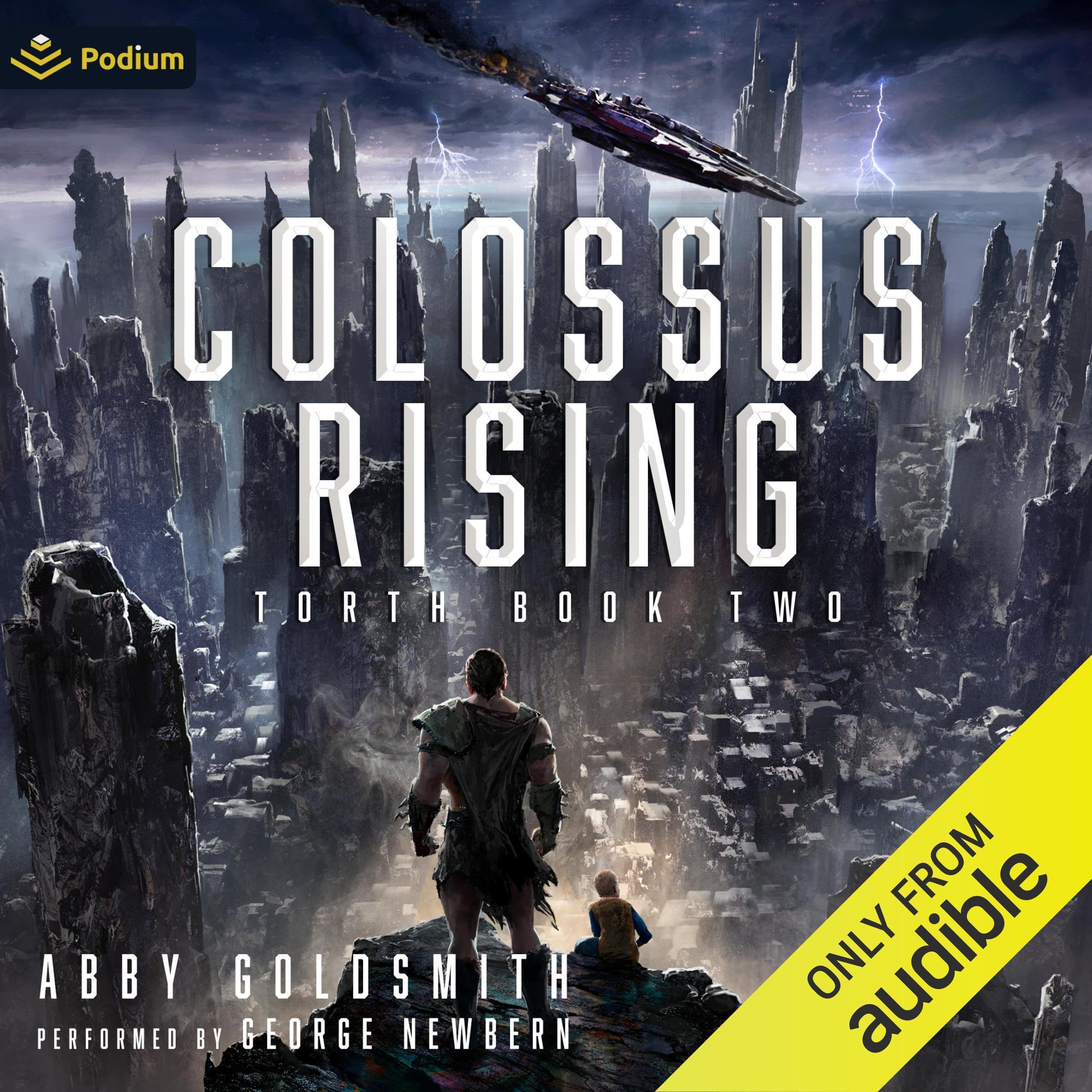 Cover art for Colossus Rising: A Dark Sci-Fi Epic Fantasy