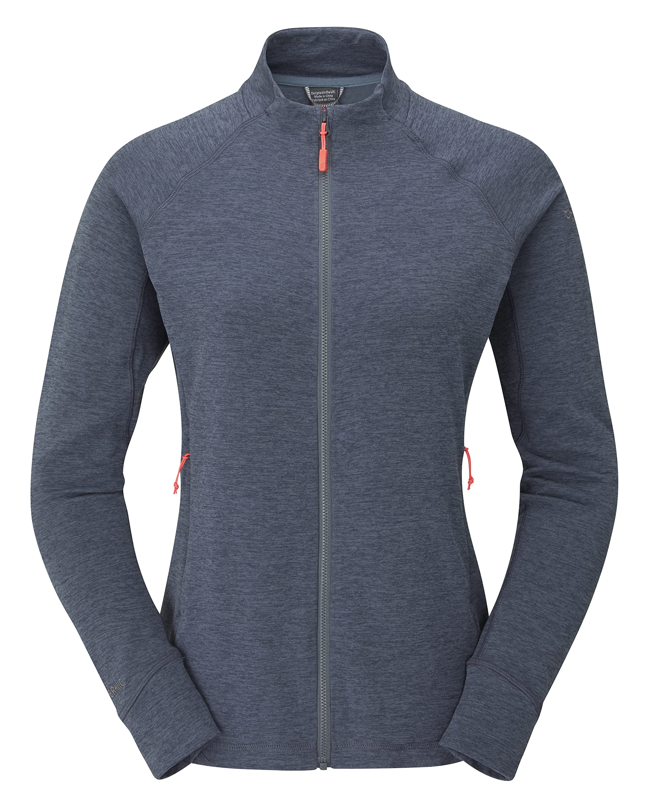 Rab Steel Women's Nexus Lightweight Fleece Jacket For Trekking & Climbing - - Small Small