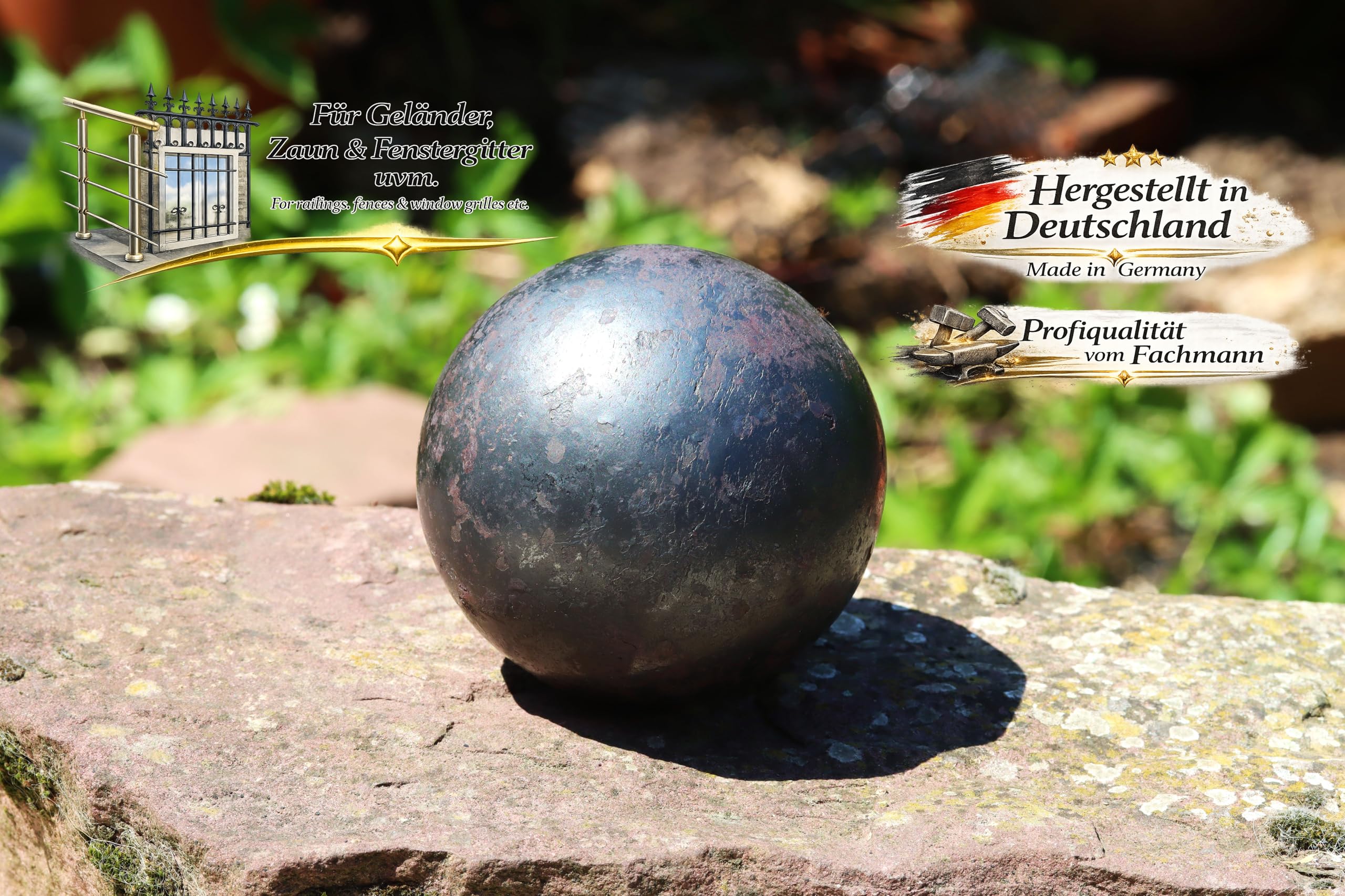 1 St. Hierro completo Diámetro Bola Bola de acero 80 mm # 540 – 80